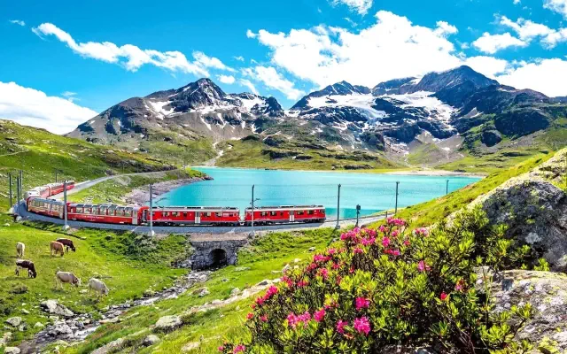 Szwajcaria i Włochy, Podróż Bernina Express