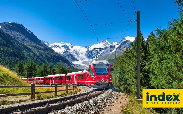 Szwajcaria z pociągiem Bernina Express